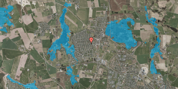 Oversvømmelsesrisiko fra vandløb på Liljevej 16, 3650 Ølstykke