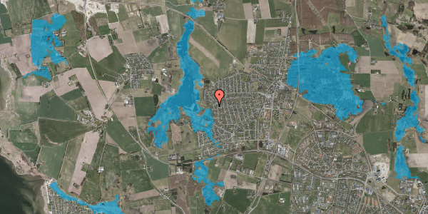 Oversvømmelsesrisiko fra vandløb på Snerlevej 8, 3650 Ølstykke