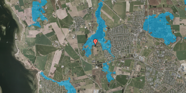 Oversvømmelsesrisiko fra vandløb på Søholmvej 7, 3650 Ølstykke