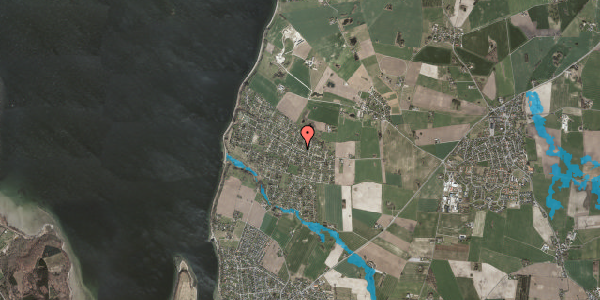 Oversvømmelsesrisiko fra vandløb på Bøgevang 11, 4070 Kirke Hyllinge