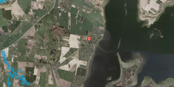 Oversvømmelsesrisiko fra vandløb på Fasanvej 3, 4070 Kirke Hyllinge