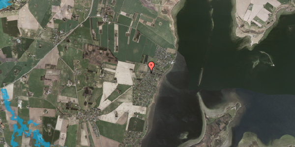Oversvømmelsesrisiko fra vandløb på Fasanvej 11, 4070 Kirke Hyllinge