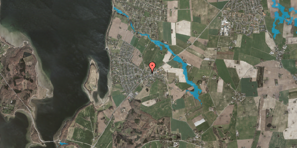 Oversvømmelsesrisiko fra vandløb på Gammel Havnevej 3, 4070 Kirke Hyllinge