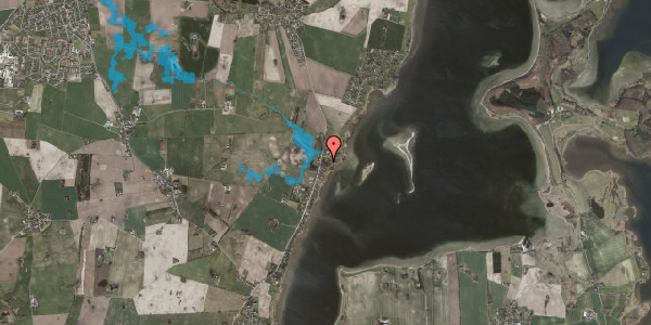 Oversvømmelsesrisiko fra vandløb på Granbakken 11, 4070 Kirke Hyllinge