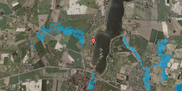 Oversvømmelsesrisiko fra vandløb på Hejrevej 13, 4060 Kirke Såby