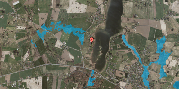 Oversvømmelsesrisiko fra vandløb på Hejrevej 14, 4060 Kirke Såby