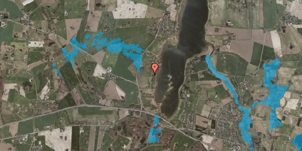 Oversvømmelsesrisiko fra vandløb på Hejrevej 20, 4060 Kirke Såby