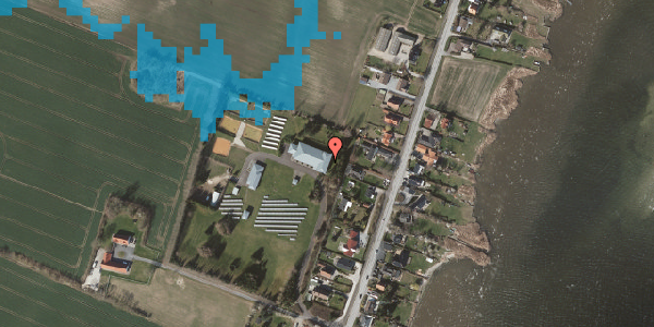 Oversvømmelsesrisiko fra vandløb på Hornsherredvej 241, 4070 Kirke Hyllinge