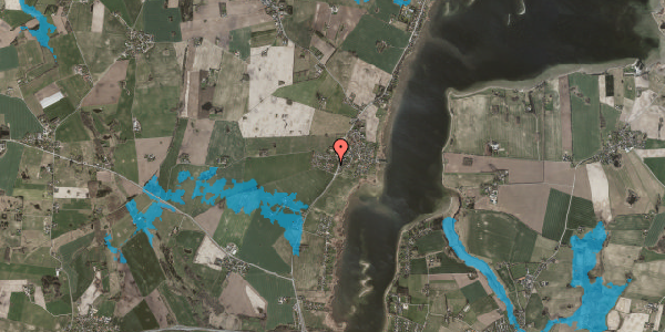 Oversvømmelsesrisiko fra vandløb på Lyndbyparken 8, 4070 Kirke Hyllinge