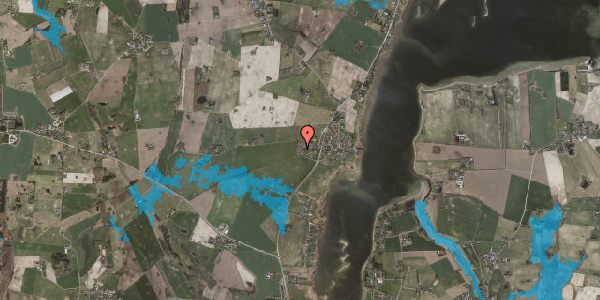 Oversvømmelsesrisiko fra vandløb på Lyndbyparken 9, 4070 Kirke Hyllinge