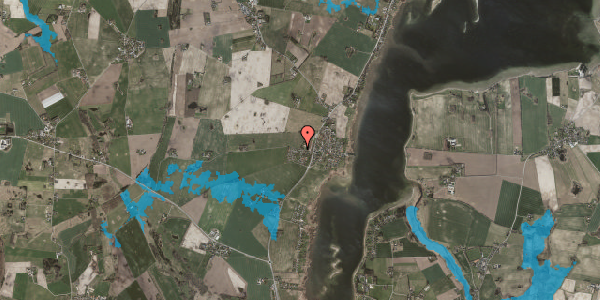 Oversvømmelsesrisiko fra vandløb på Lyndbyparken 32, 4070 Kirke Hyllinge