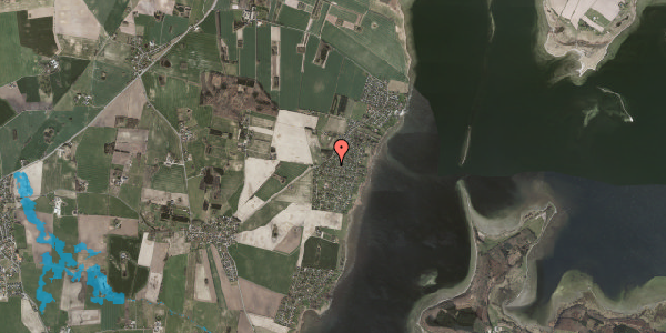 Oversvømmelsesrisiko fra vandløb på Lærkevej 6, 4070 Kirke Hyllinge