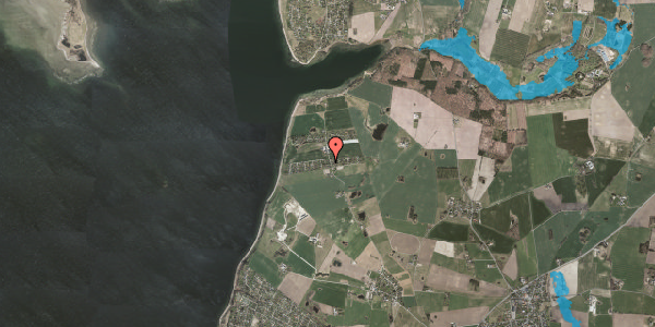 Oversvømmelsesrisiko fra vandløb på Nordmarksvej 25, 4070 Kirke Hyllinge