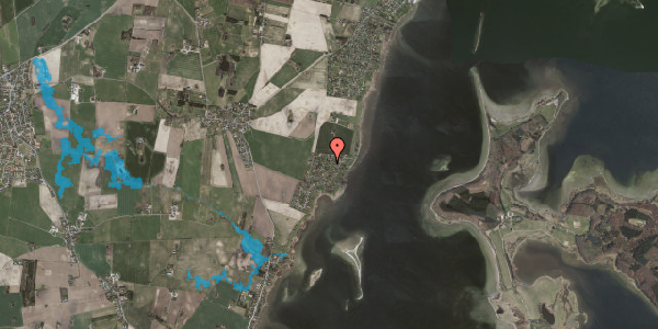Oversvømmelsesrisiko fra vandløb på Syrenvej 21, 4070 Kirke Hyllinge