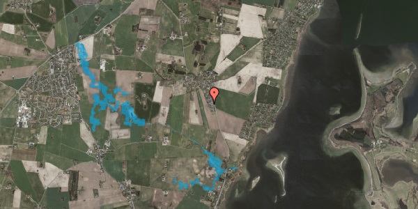 Oversvømmelsesrisiko fra vandløb på Sæbyparken 10C, 4070 Kirke Hyllinge