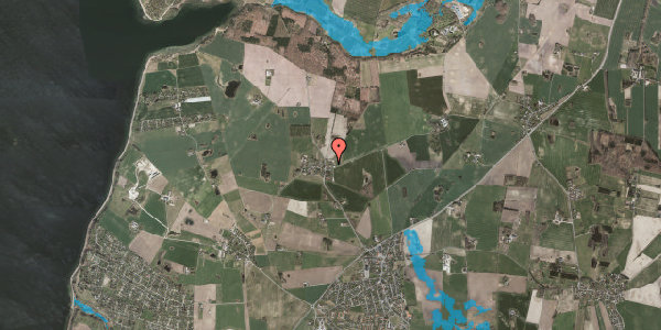 Oversvømmelsesrisiko fra vandløb på Trehøjevej 3, 4070 Kirke Hyllinge