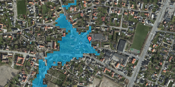 Oversvømmelsesrisiko fra vandløb på Møllevej 8, 2690 Karlslunde