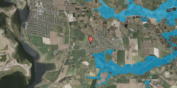 Oversvømmelsesrisiko fra vandløb på Anneksgårdsvej 6, 4000 Roskilde
