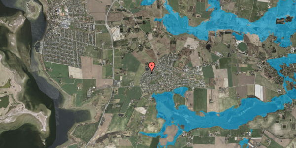 Oversvømmelsesrisiko fra vandløb på Bernersvej 10, 4000 Roskilde