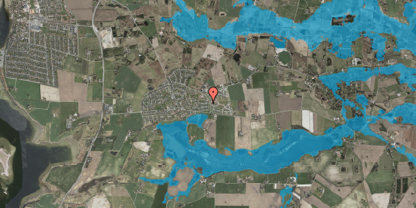Oversvømmelsesrisiko fra vandløb på Hyldekærparken 1, 4000 Roskilde