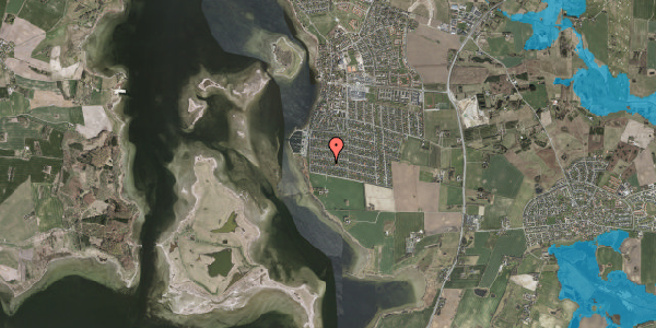 Oversvømmelsesrisiko fra vandløb på Kajakvej 19, 4040 Jyllinge