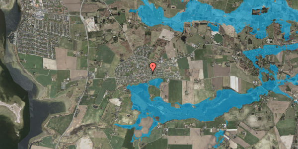 Oversvømmelsesrisiko fra vandløb på Kildevej 8, 4000 Roskilde
