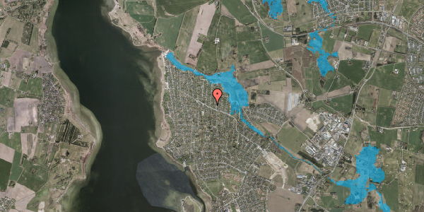 Oversvømmelsesrisiko fra vandløb på Lærkevej 4, 4040 Jyllinge