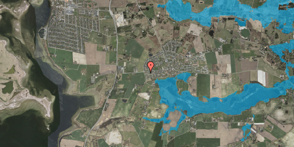Oversvømmelsesrisiko fra vandløb på Nyvej 45, 4000 Roskilde
