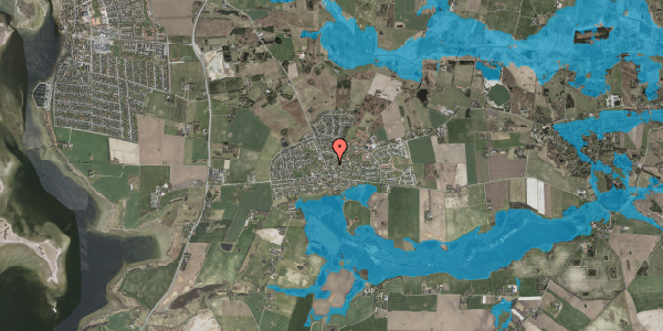 Oversvømmelsesrisiko fra vandløb på Pileparkvej 3C, 1. 3, 4000 Roskilde