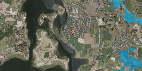 Oversvømmelsesrisiko fra vandløb på Snekkevej 25, 4040 Jyllinge