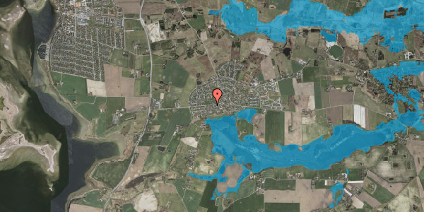 Oversvømmelsesrisiko fra vandløb på Sognevej 13, 4000 Roskilde