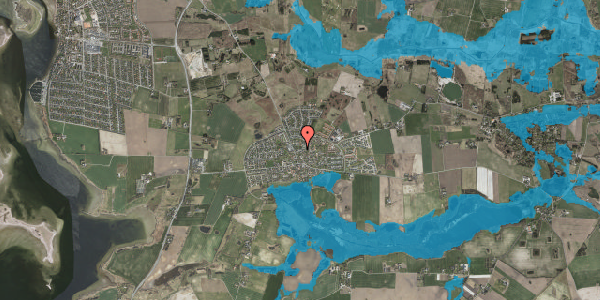 Oversvømmelsesrisiko fra vandløb på Stovdyssevej 5, 4000 Roskilde