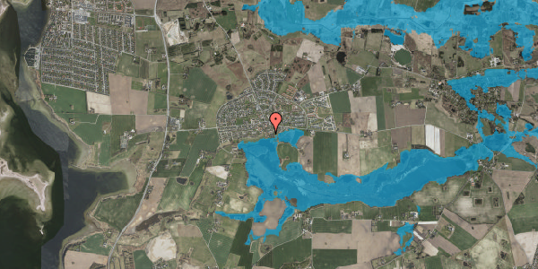 Oversvømmelsesrisiko fra vandløb på Søglimt 8, 4000 Roskilde