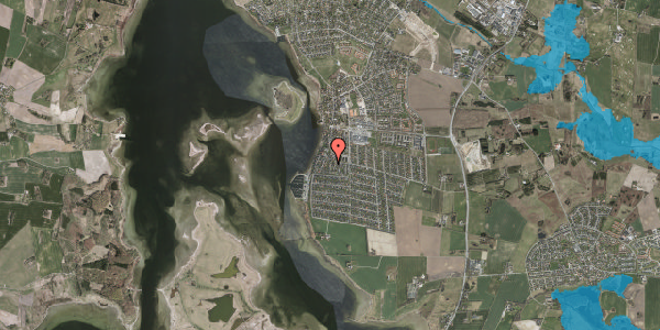 Oversvømmelsesrisiko fra vandløb på Søndervang 8, 4040 Jyllinge