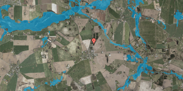 Oversvømmelsesrisiko fra vandløb på Søvænget 8, 4000 Roskilde