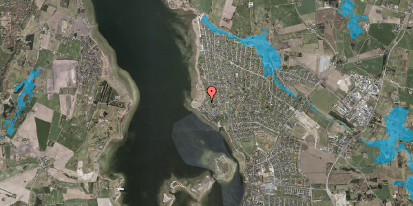 Oversvømmelsesrisiko fra vandløb på Vesttoften 30, 4040 Jyllinge