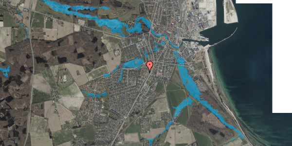 Oversvømmelsesrisiko fra vandløb på Kløvervej 5, st. tv, 4600 Køge