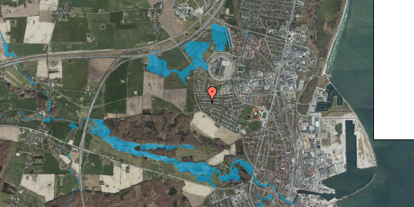 Oversvømmelsesrisiko fra vandløb på Ulstedvej 4, 4600 Køge