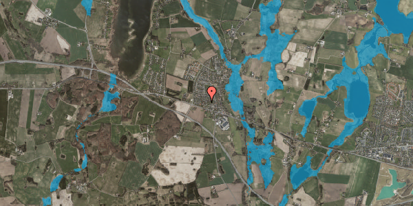 Oversvømmelsesrisiko fra vandløb på Gevninge Bakkedrag 18, 4000 Roskilde