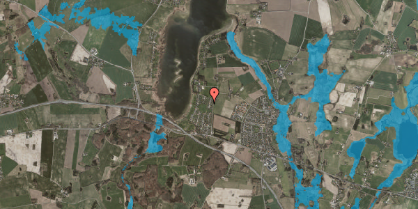 Oversvømmelsesrisiko fra vandløb på Bøgevang 16, 4000 Roskilde