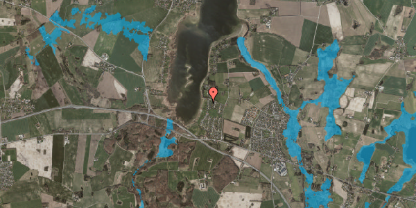 Oversvømmelsesrisiko fra vandløb på Fjordvang 24, 4000 Roskilde