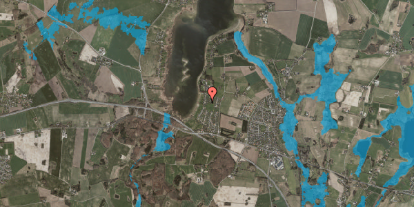 Oversvømmelsesrisiko fra vandløb på Fjordvang 29, 4000 Roskilde