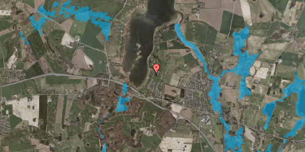 Oversvømmelsesrisiko fra vandløb på Fjordvang 32, 4000 Roskilde