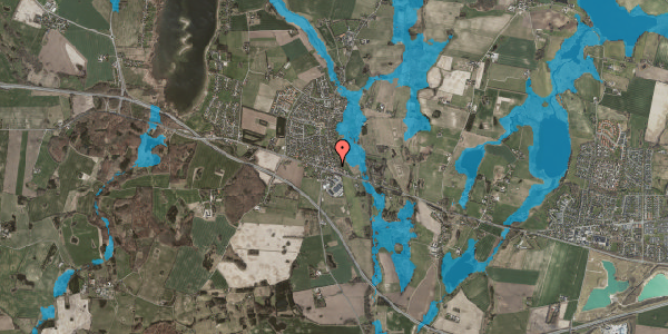 Oversvømmelsesrisiko fra vandløb på Gevninge Bygade 4A, 4000 Roskilde