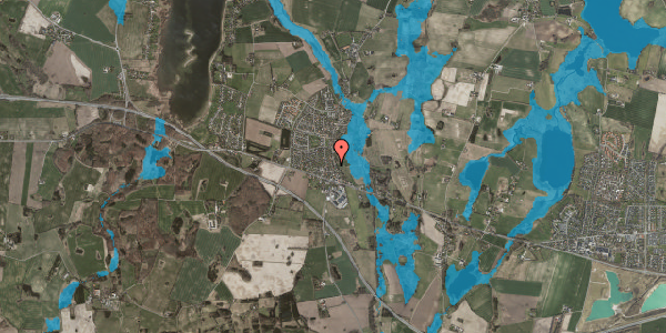 Oversvømmelsesrisiko fra vandløb på Gevninge Bygade 13A, 4000 Roskilde