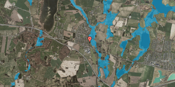 Oversvømmelsesrisiko fra vandløb på Gevninge Bygade 14B, 4000 Roskilde