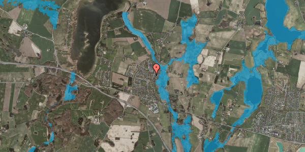 Oversvømmelsesrisiko fra vandløb på Gevninge Bygade 43B, 4000 Roskilde