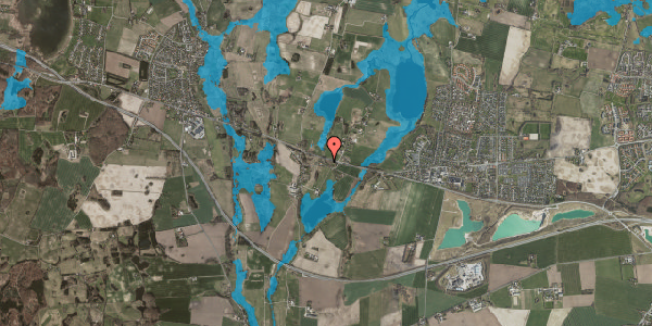 Oversvømmelsesrisiko fra vandløb på Kornerup Landevej 27, 4000 Roskilde