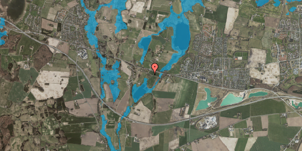 Oversvømmelsesrisiko fra vandløb på Kornerup Landevej 40, 4000 Roskilde