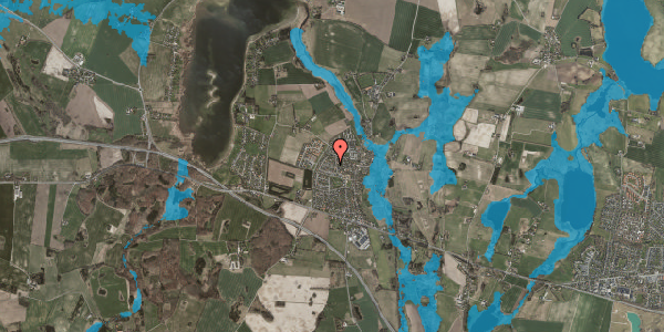 Oversvømmelsesrisiko fra vandløb på Grydehøj 6, 4000 Roskilde
